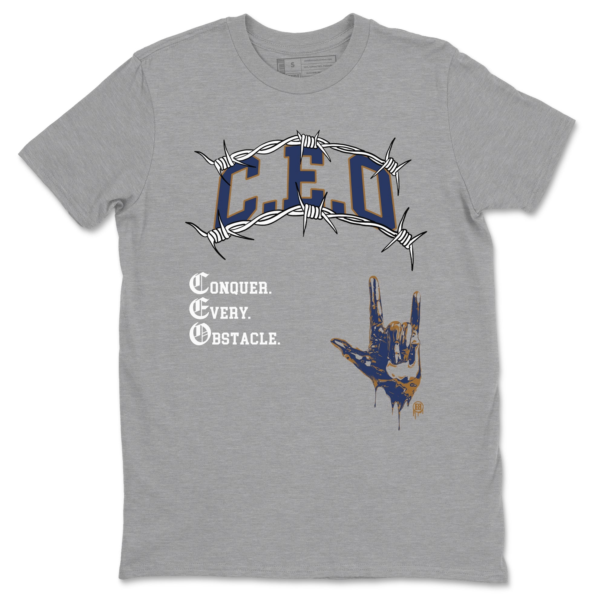 13s Midnight Navy shirts to match jordans CEO sneaker match tees Air Jordan 13 Midnight Navy match shoes to clothes SNRT Sneaker Tees unisex cotton Heather Grey 2 shirts