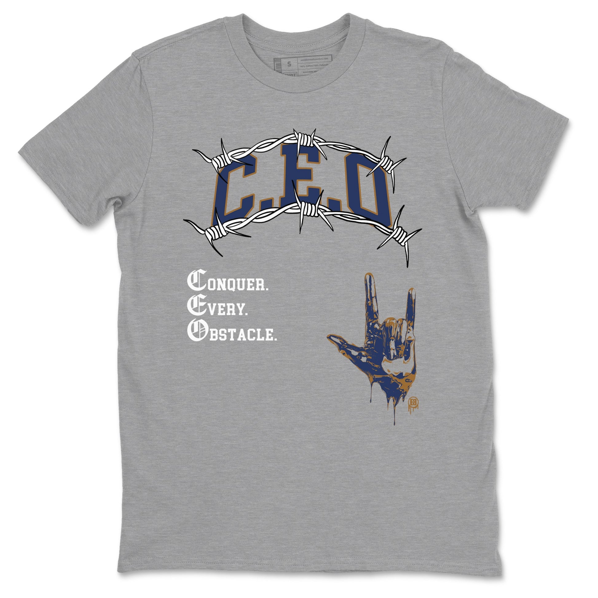 13s Midnight Navy shirts to match jordans CEO sneaker match tees Air Jordan 13 Midnight Navy match shoes to clothes SNRT Sneaker Tees unisex cotton Heather Grey 2 shirts