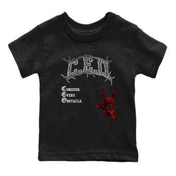 3s Black Cement shirts to match jordans CEO sneaker match tees Air Jordan 3 Black Cement match shoes to clothes SNRT Sneaker Tees Youth Baby Black 2 tee