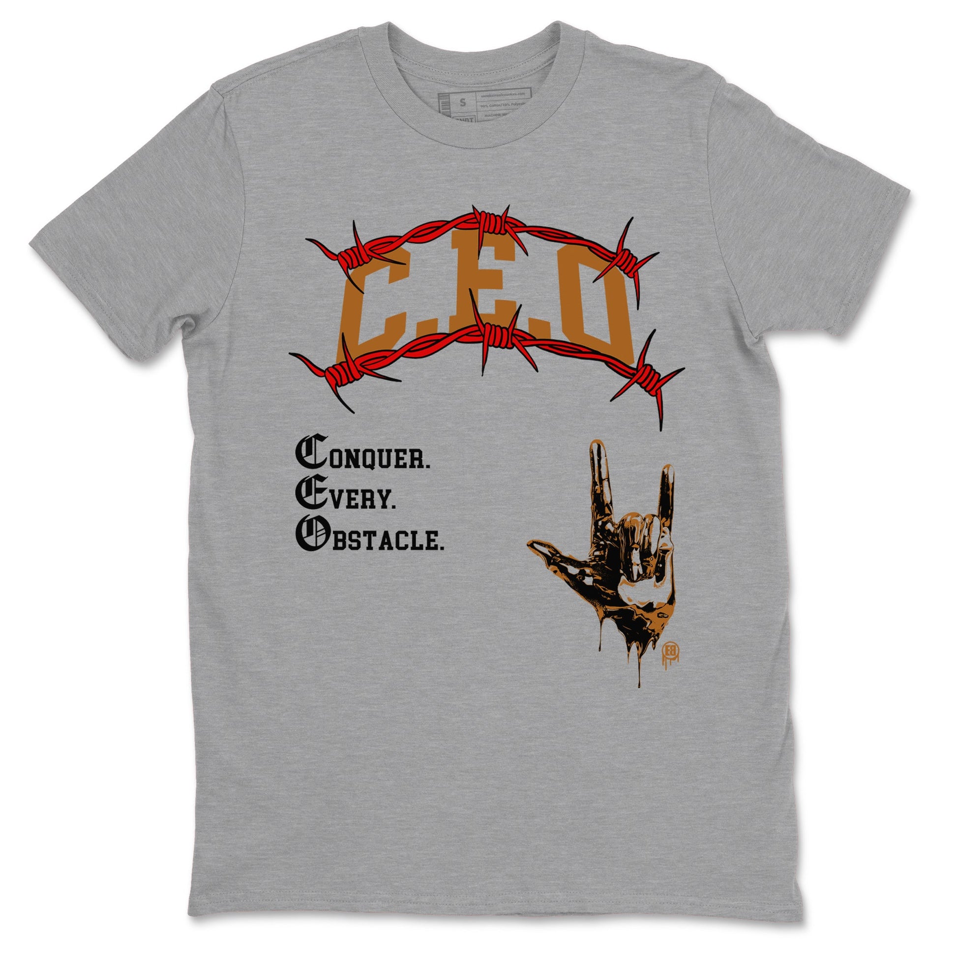5s Archaeo Brown shirts to match jordans CEO sneaker match tees Air Jordan 5 Archaeo Brown match shoes to clothes SNRT Sneaker Tees unisex cotton Heather Grey 2 shirts
