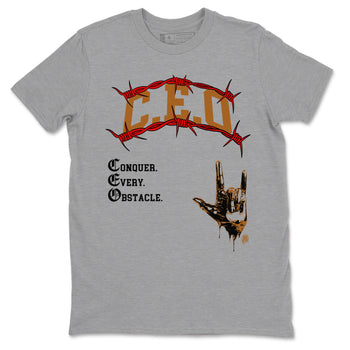 5s Archaeo Brown shirts to match jordans CEO sneaker match tees Air Jordan 5 Archaeo Brown match shoes to clothes SNRT Sneaker Tees unisex cotton Heather Grey 2 shirts
