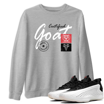 Sneaker Threads – Sneaker Tees To Match Adidas AE 1 Best Of Adi – Certified Goat Graphic Tee Heather Grey 1. Perfect for Jordan releases 2025 colorways. AE 1 Best Of Adi: Perfect for Anthony Edwards basketball sneaker drops and bold black, white, and red colorways from 2025.