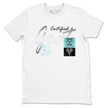 Sneaker Threads – Sneaker Tees To Match Adidas Harden Vol. 9 Uno Chain – Certified Goat Graphic Tee White 2. Perfect for Jordan releases 2025 colorways.