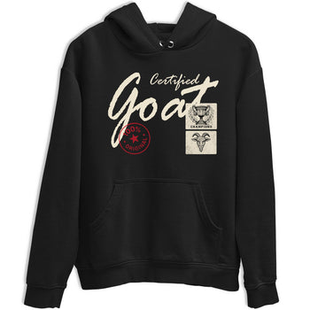 Sneaker Threads – Sneaker Tees To Match Air Foamposite One Pearl – Certified Goat Graphic Tee Black 2. Perfect for Jordan releases 2025 colorways.