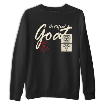 Sneaker Threads – Sneaker Tees To Match Air Foamposite One Pearl – Certified Goat Graphic Tee Black 2. Perfect for Jordan releases 2025 colorways.