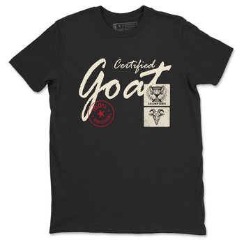 Sneaker Threads – Sneaker Tees To Match Air Foamposite One Pearl – Certified Goat Graphic Tee Black 2. Perfect for Jordan releases 2025 colorways.