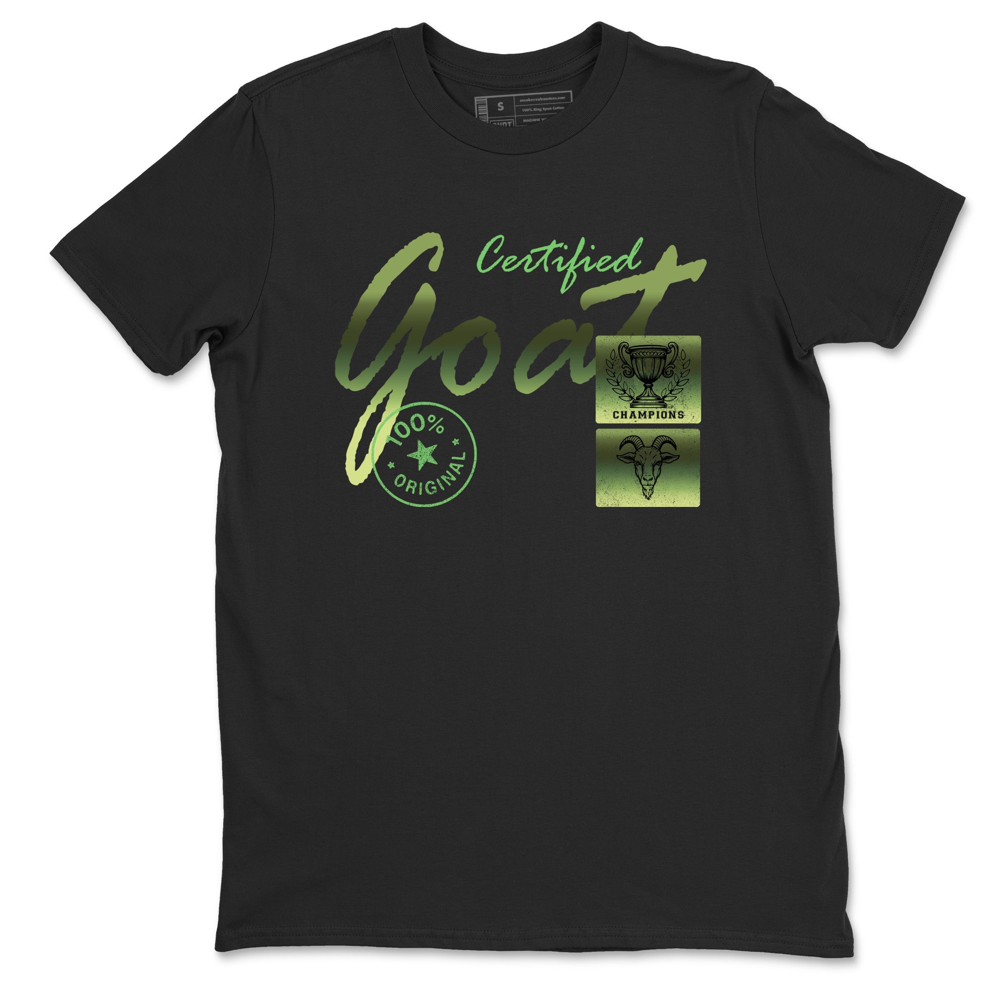 Best Christmas gifts for sneakerheads - Sneaker Tees To Match Air Foamposite One Pine Green Sneakers – Certified Goat Tee Black 2