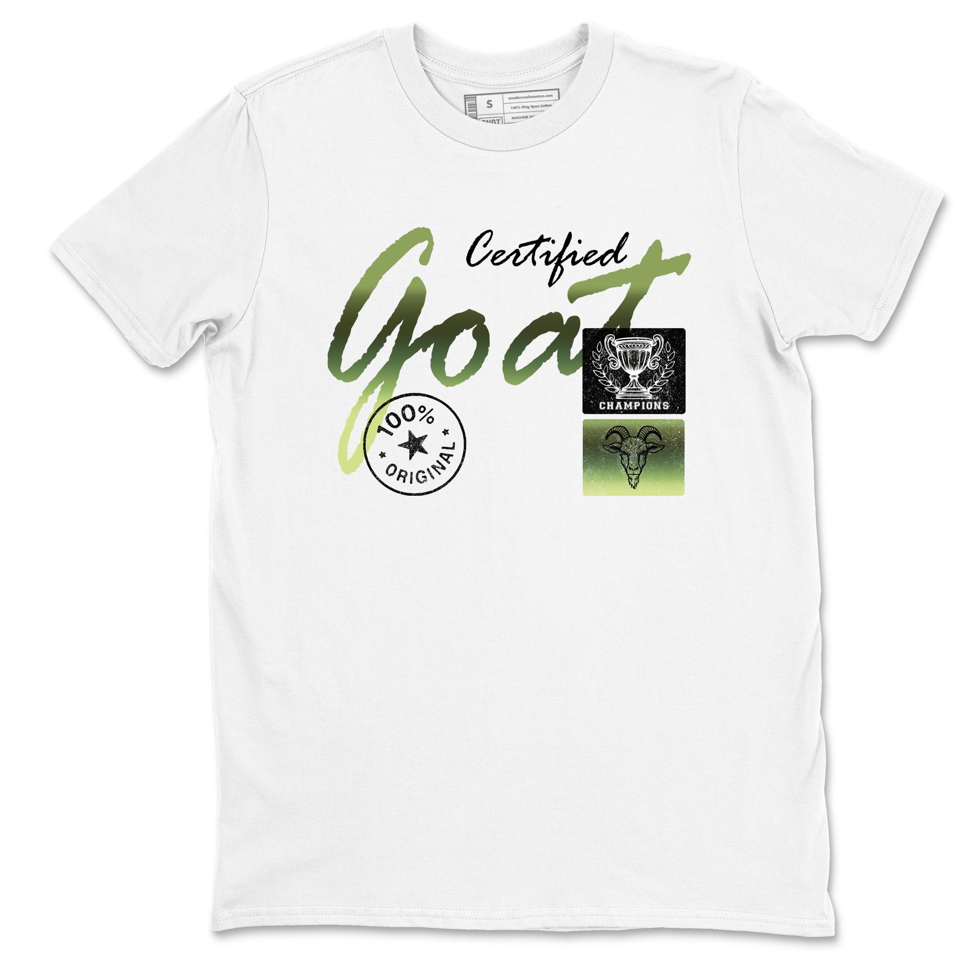 Best Christmas gifts for sneakerheads - Sneaker Tees To Match Air Foamposite One Pine Green Sneakers – Certified Goat Tee White 2
