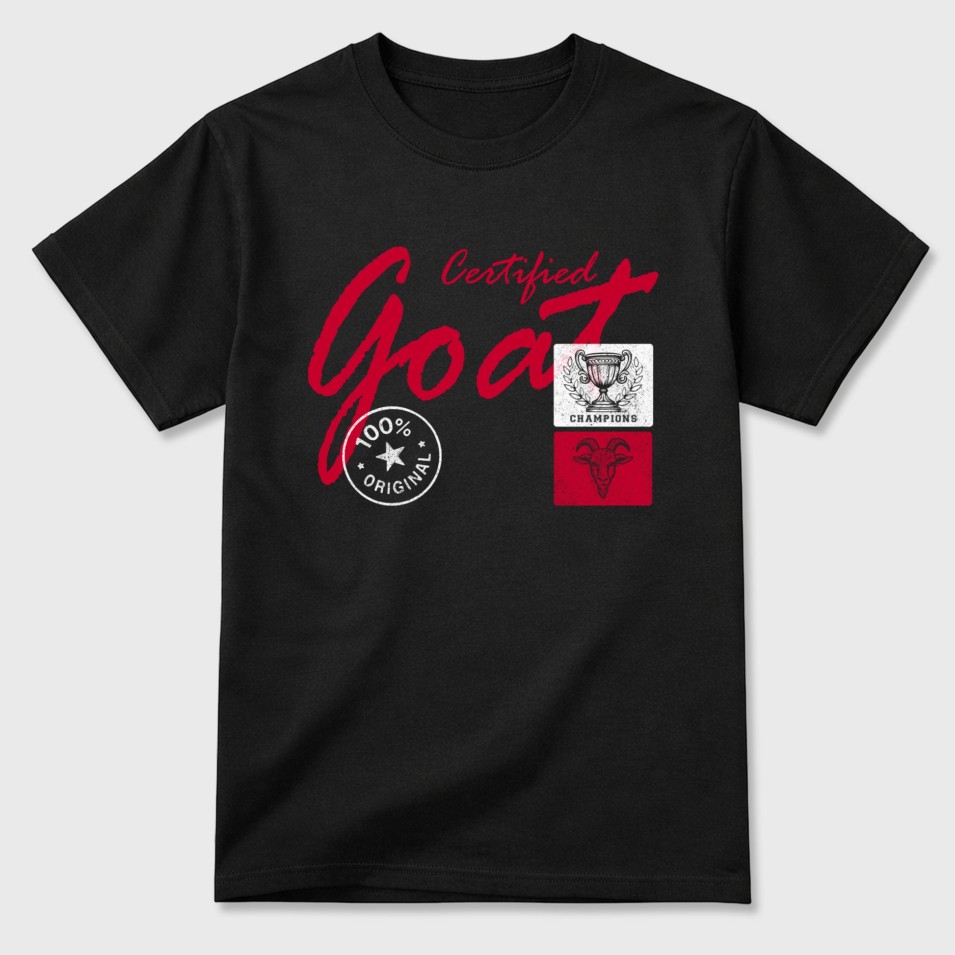 Sneaker match tees – Sneaker Tees To Match Air Jordan 1 Banned Shoes – Certified Goat Tee Black 2