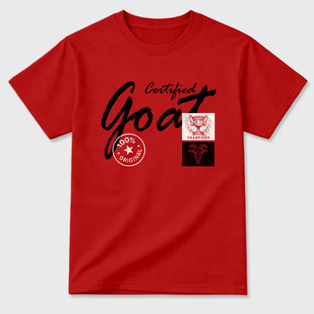 Sneaker match tees – Sneaker Tees To Match Air Jordan 1 Banned Shoes – Certified Goat Tee Red 2