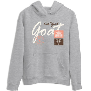Sneaker match tees – Sneaker Tees To Match Air Jordan 1 Baroque Brown Shoes – Certified Goat Tee Heather Grey 2