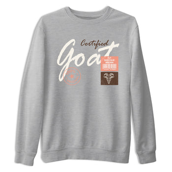 Sneaker match tees – Sneaker Tees To Match Air Jordan 1 Baroque Brown Shoes – Certified Goat Tee Heather Grey 2