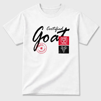 Sneaker match tees – Sneaker Tees To Match Air Jordan 1 Flight Club Shoes – Certified Goat Tee White 2