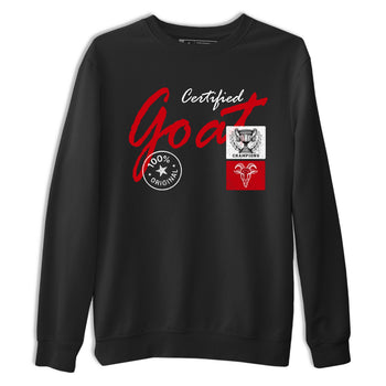 Best Sneakerfit graphic tee – Sneaker Tees To Match Air Jordan 1 Low Chicago Sneakers – Certified Goat Tee Black 2