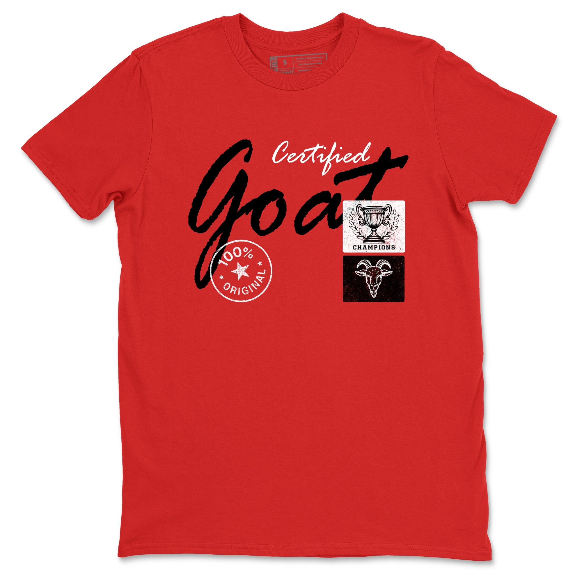 Best Sneakerfit graphic tee – Sneaker Tees To Match Air Jordan 1 Low Chicago Sneakers – Certified Goat Tee Red 2