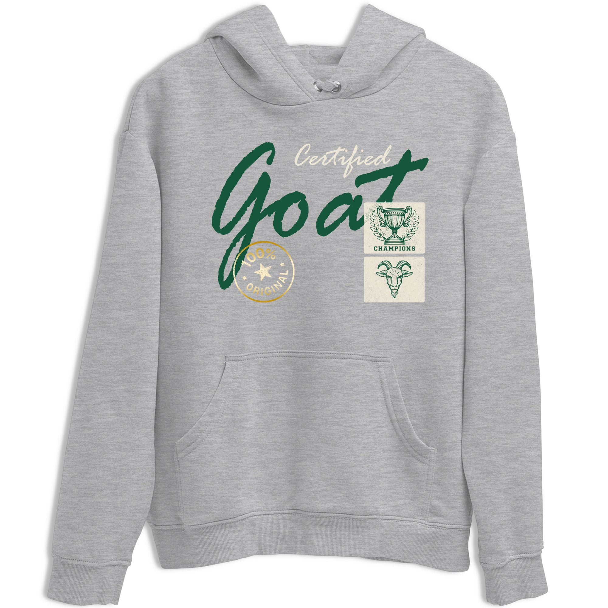 Sneaker Threads – Sneaker Tees To Match Air Jordan 1 Pro Green – Certified Goat Graphic Tee Heather Grey 2. Perfect for Jordan releases 2025 colorways.