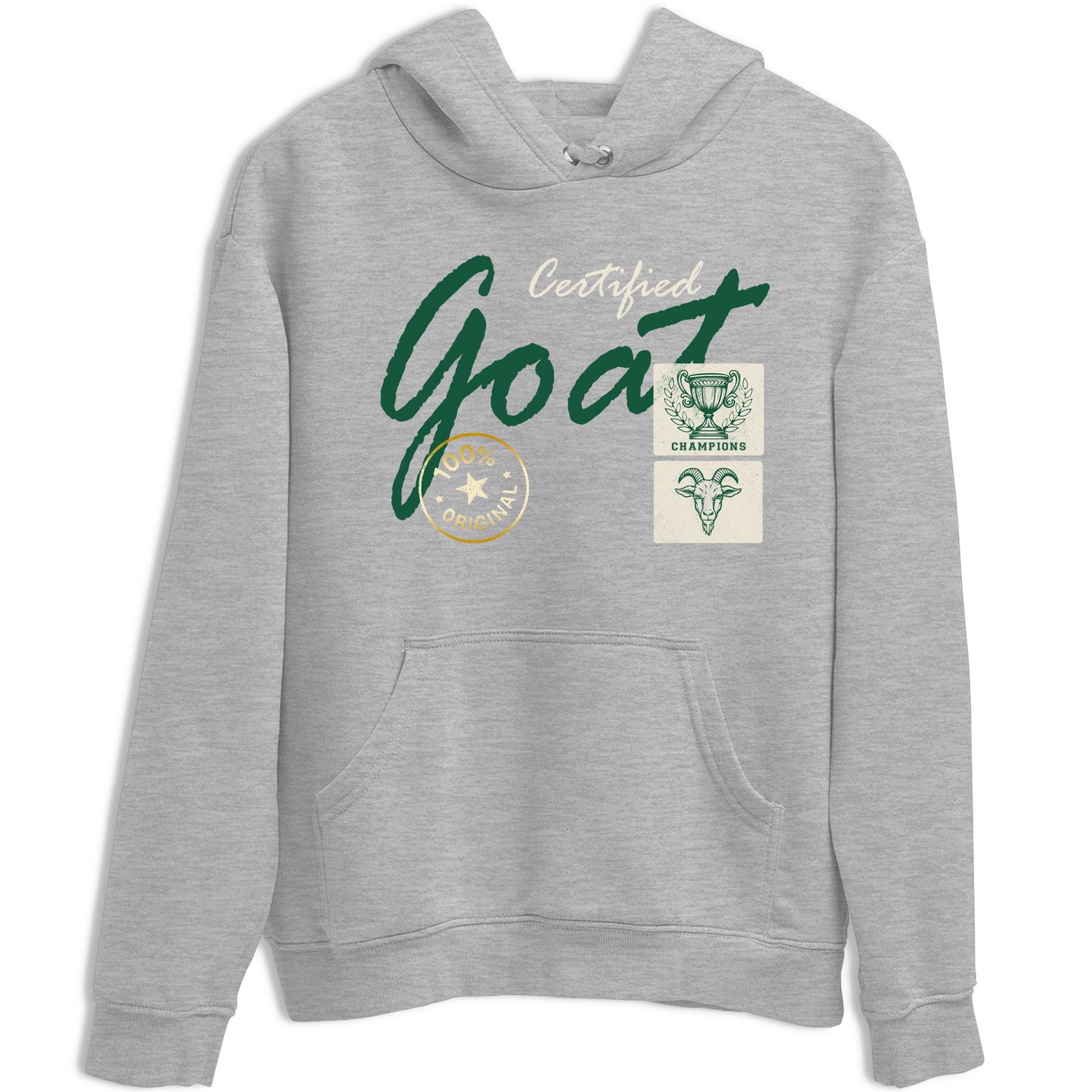 Sneaker Threads – Sneaker Tees To Match Air Jordan 1 Pro Green – Certified Goat Graphic Tee Heather Grey 2. Perfect for Jordan releases 2025 colorways.