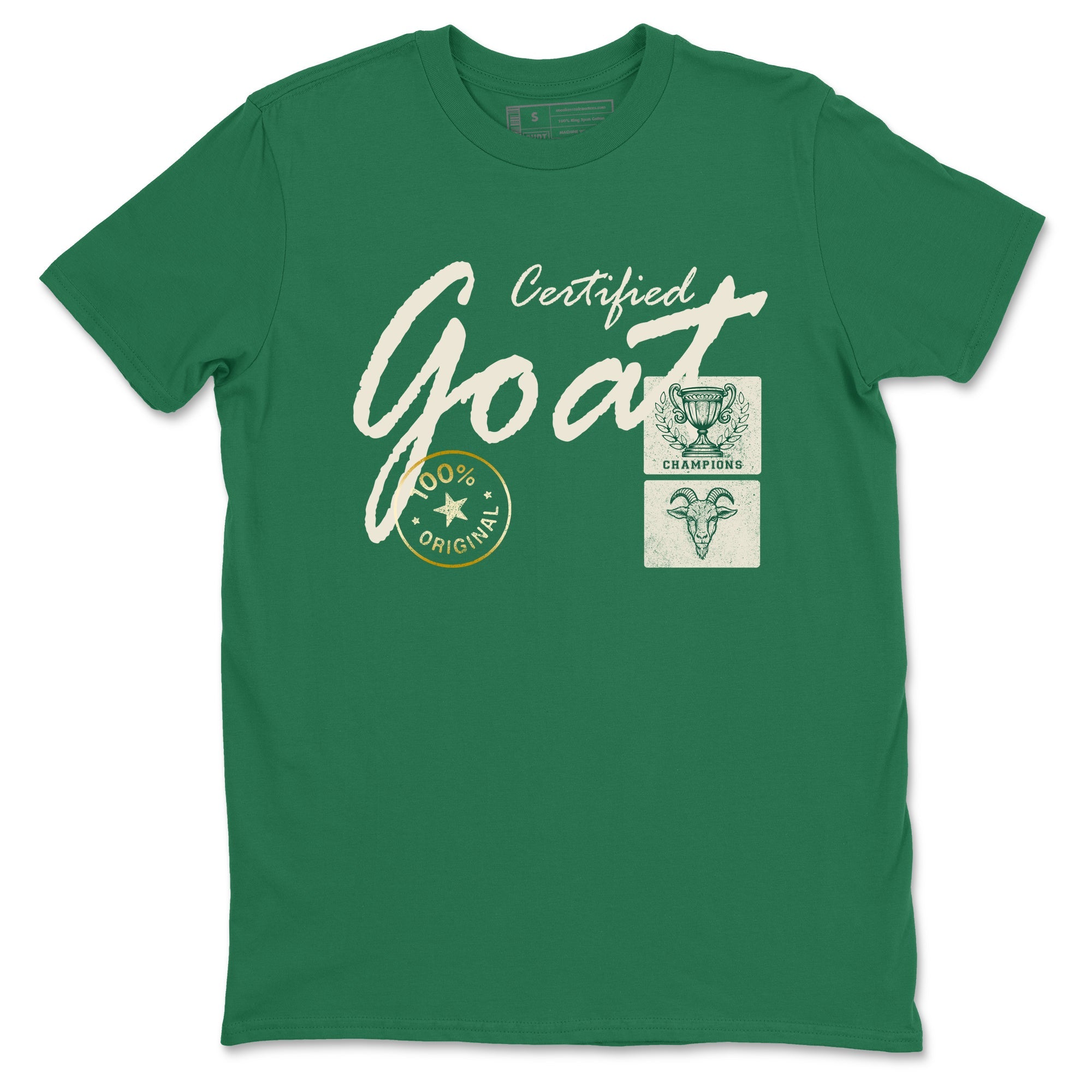 Sneaker Threads – Sneaker Tees To Match Air Jordan 1 Pro Green – Certified Goat Graphic Tee Kelly Green 2. Perfect for Jordan releases 2025 colorways.