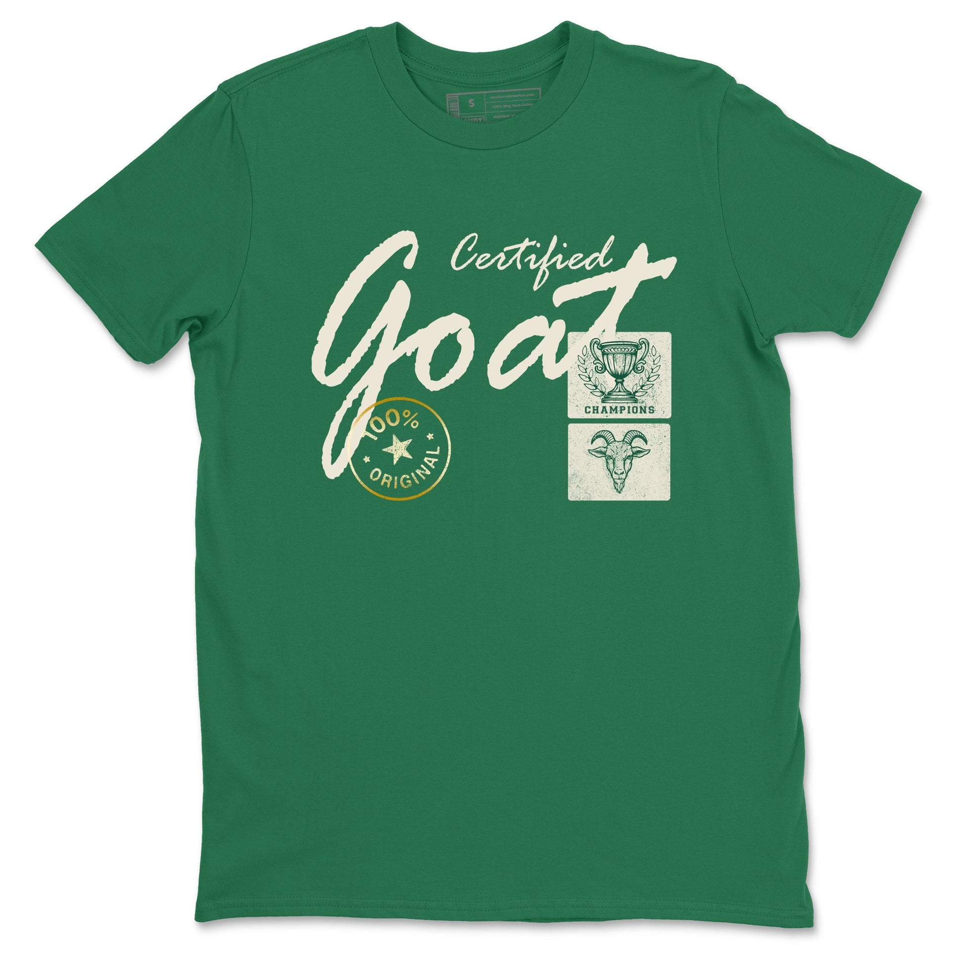 Sneaker Threads – Sneaker Tees To Match Air Jordan 1 Pro Green – Certified Goat Graphic Tee Kelly Green 2. Perfect for Jordan releases 2025 colorways.