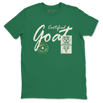 Sneaker Threads – Sneaker Tees To Match Air Jordan 1 Pro Green – Certified Goat Graphic Tee Kelly Green 2. Perfect for Jordan releases 2025 colorways.