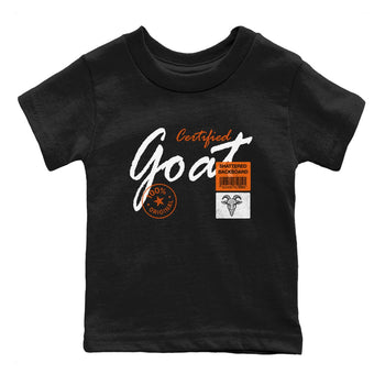 Sneaker match tees – Sneaker Tees To Match Air Jordan 1 Shattered Backboard Shoes – Certified Goat Kids T-Shirt Black 2