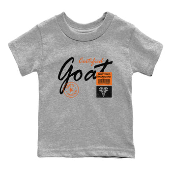 Sneaker match tees – Sneaker Tees To Match Air Jordan 1 Shattered Backboard Shoes – Certified Goat Kids T-Shirt Heather Grey 2