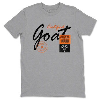 Sneaker match tees – Sneaker Tees To Match Air Jordan 1 Shattered Backboard Shoes – Certified Goat Tee Heather Grey 2