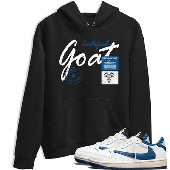Sneaker match tees – Sneaker Tees To Match Air Jordan 1 Travis Scott Fragment Shoes – Certified Goat Tee Black 1