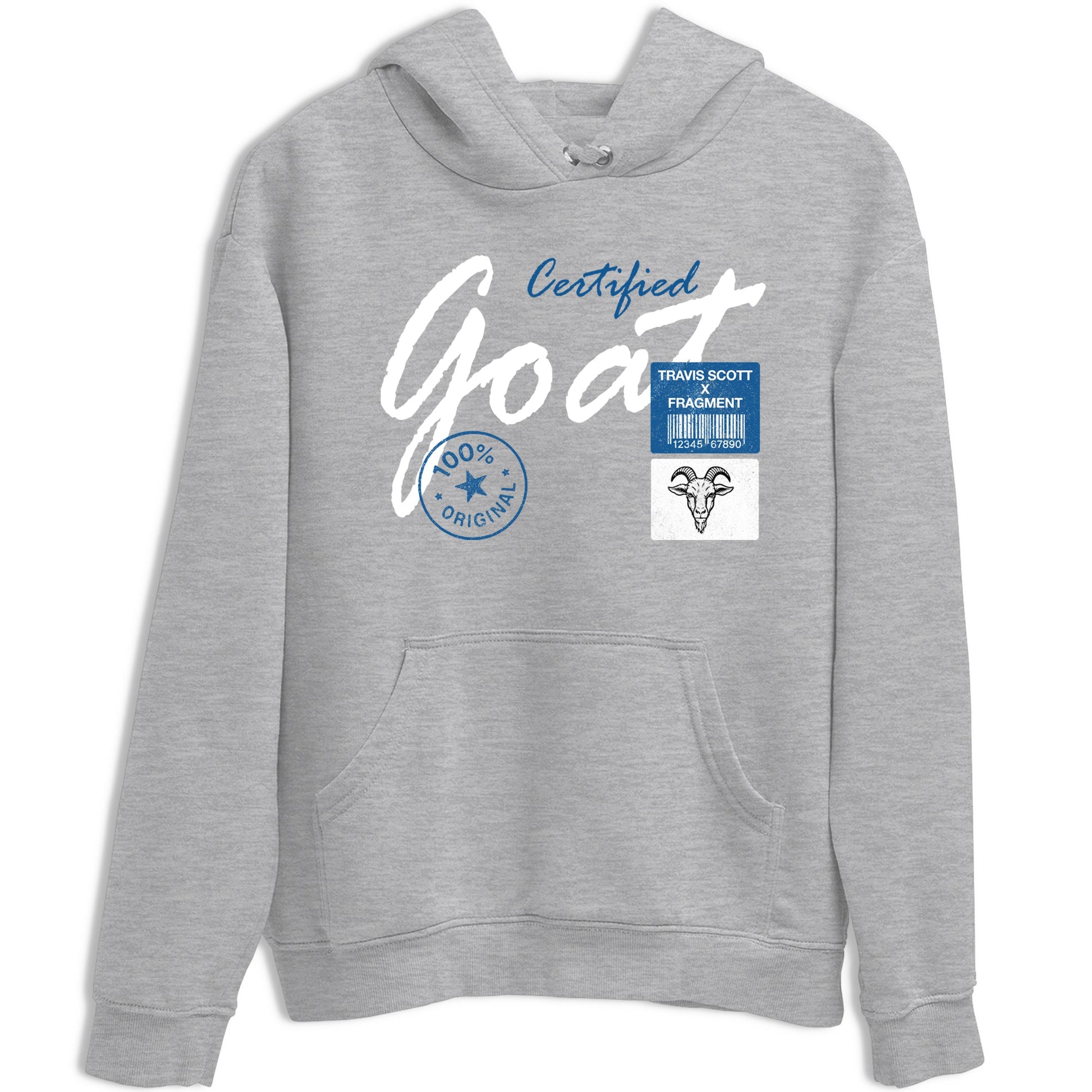 Sneaker match tees – Sneaker Tees To Match Air Jordan 1 Travis Scott Fragment Shoes – Certified Goat Tee Heather Grey 2