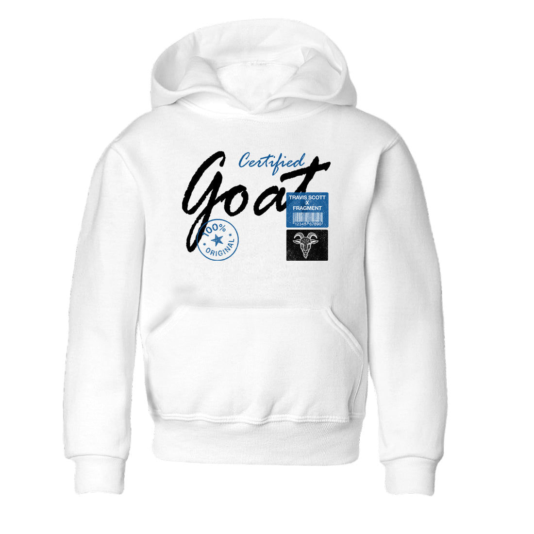 Sneaker match tees – Sneaker Tees To Match Air Jordan 1 Travis Scott Fragment Shoes – Certified Goat Kids T-Shirt White 2
