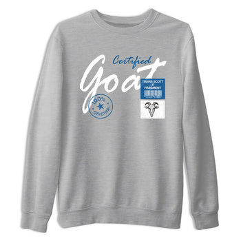 Sneaker match tees – Sneaker Tees To Match Air Jordan 1 Travis Scott Fragment Shoes – Certified Goat Tee Heather Grey 2