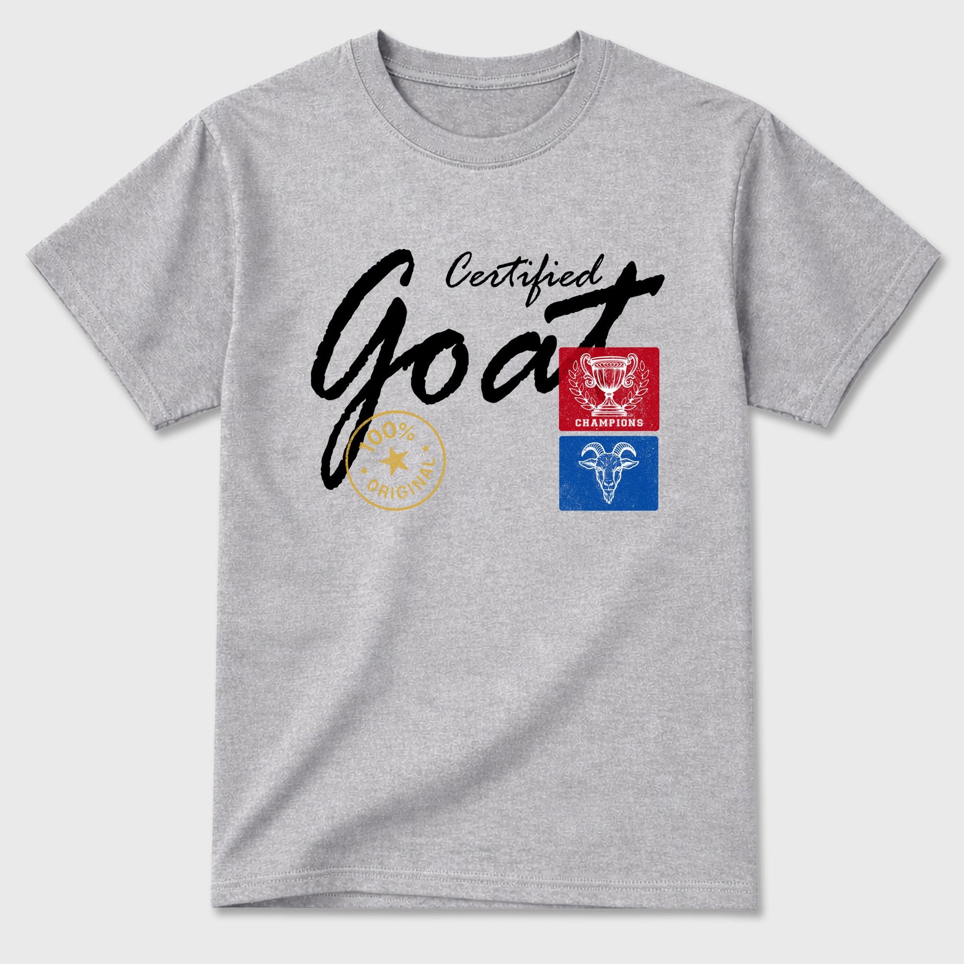 Sneaker match tees – Sneaker Tees To Match Air Jordan 1 Union x Fragment Shoes – Certified Goat Tee Heather Grey 2