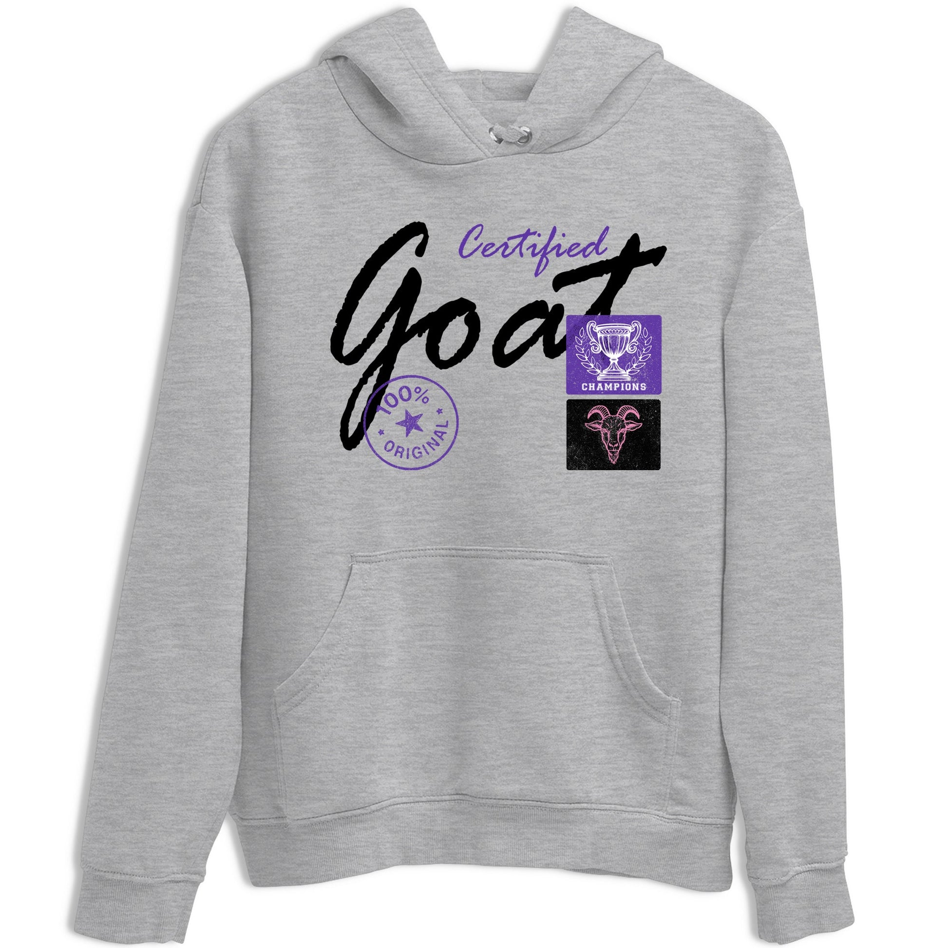 Sneaker match tees – Sneaker Tees To Match Air Jordan 11 Canyon Purple Shoes – Certified Goat Tee Heather Grey 2