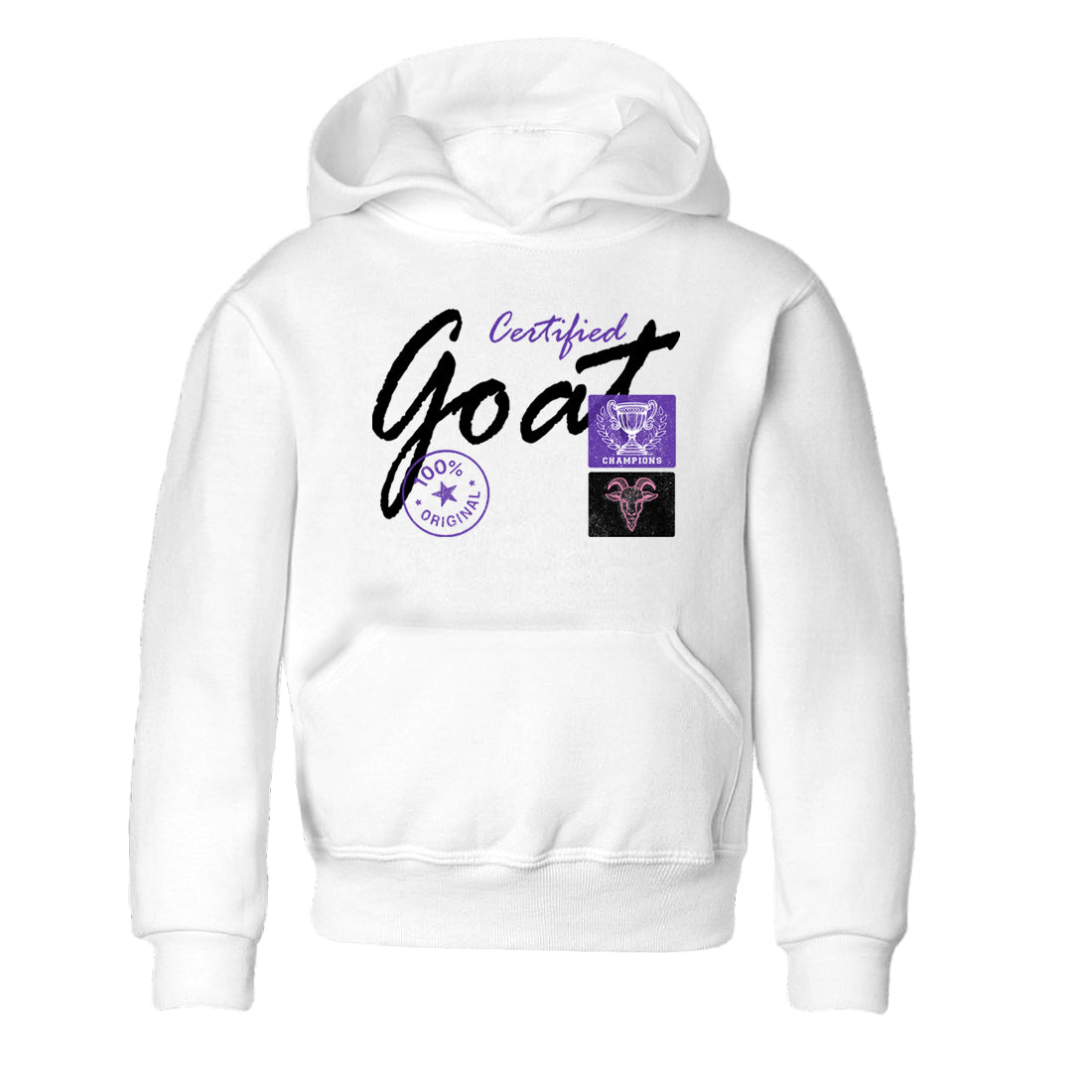 Sneaker match tees – Sneaker Tees To Match Air Jordan 11 Canyon Purple Shoes – Certified Goat Kids T-Shirt White 2