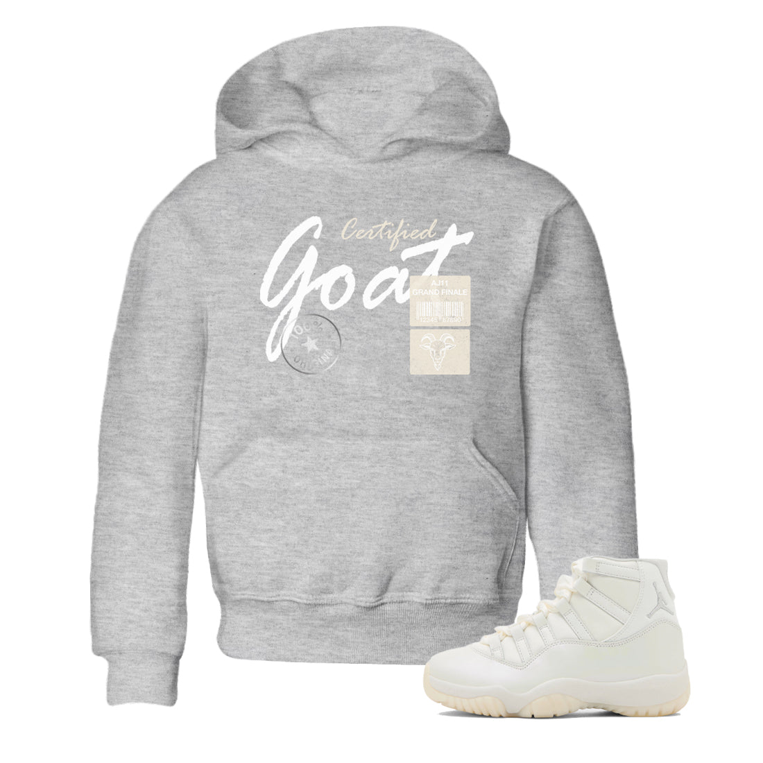 Certified Goat SNRT Sneaker Tees Kids - Air Jordan 11 Pearl - SNRT Sneaker T-shirts