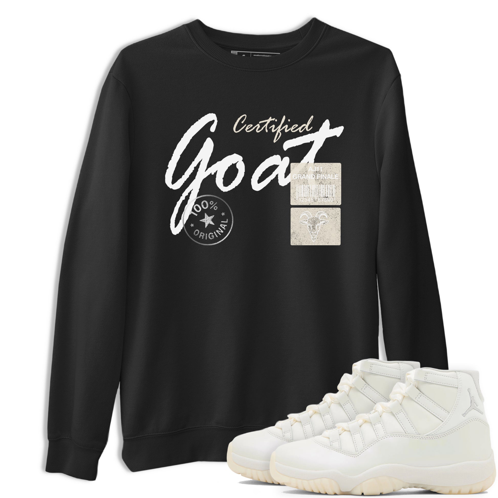 Certified Goat SNRT Sneaker Tees - Air Jordan 11 Pearl - SNRT Sneaker T-shirts