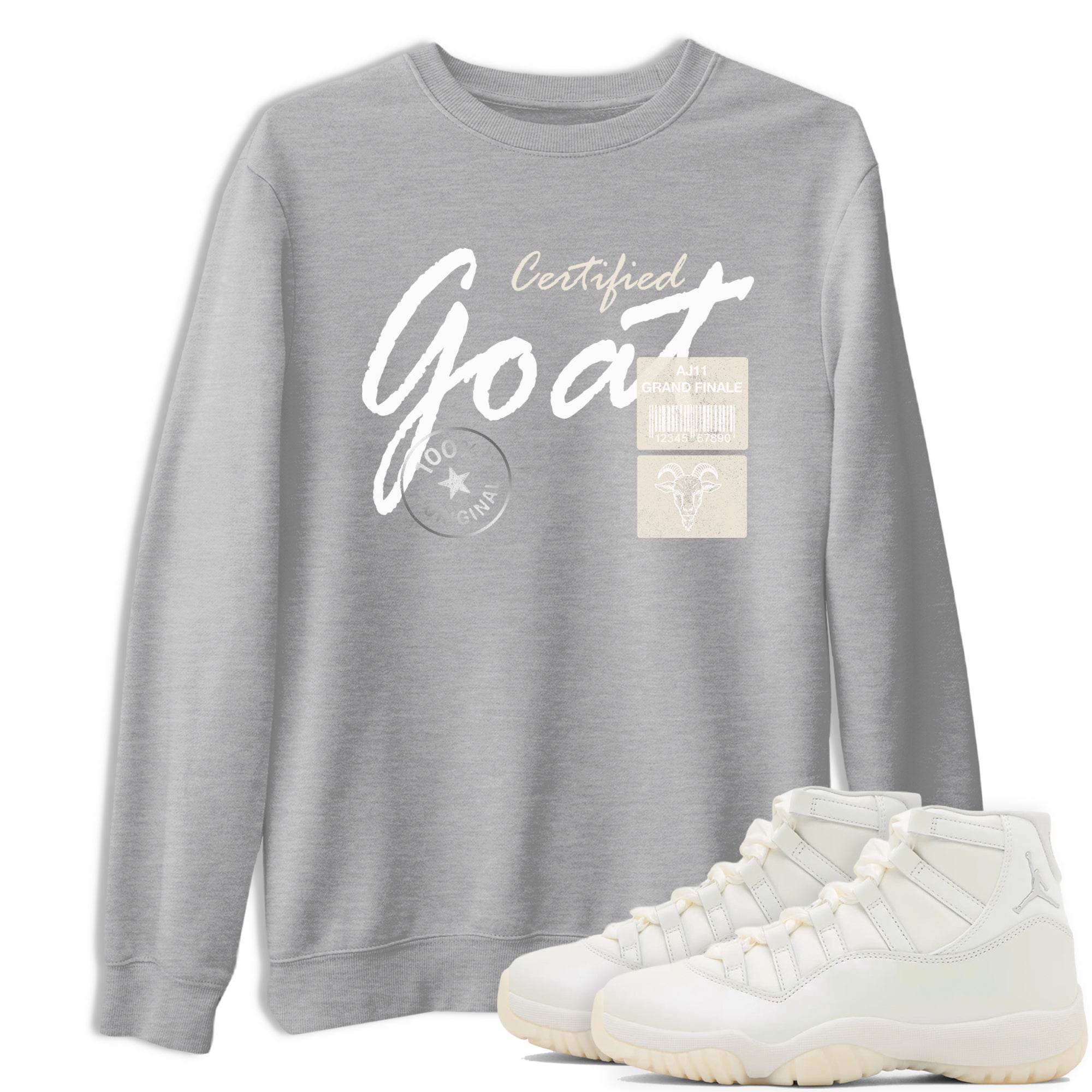 Certified Goat SNRT Sneaker Tees - Air Jordan 11 Pearl - SNRT Sneaker T-shirts