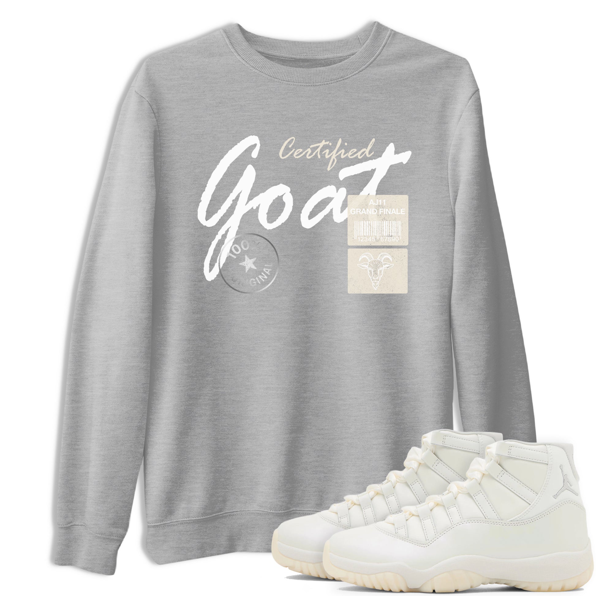 Certified Goat SNRT Sneaker Tees - Air Jordan 11 Pearl - SNRT Sneaker T-shirts