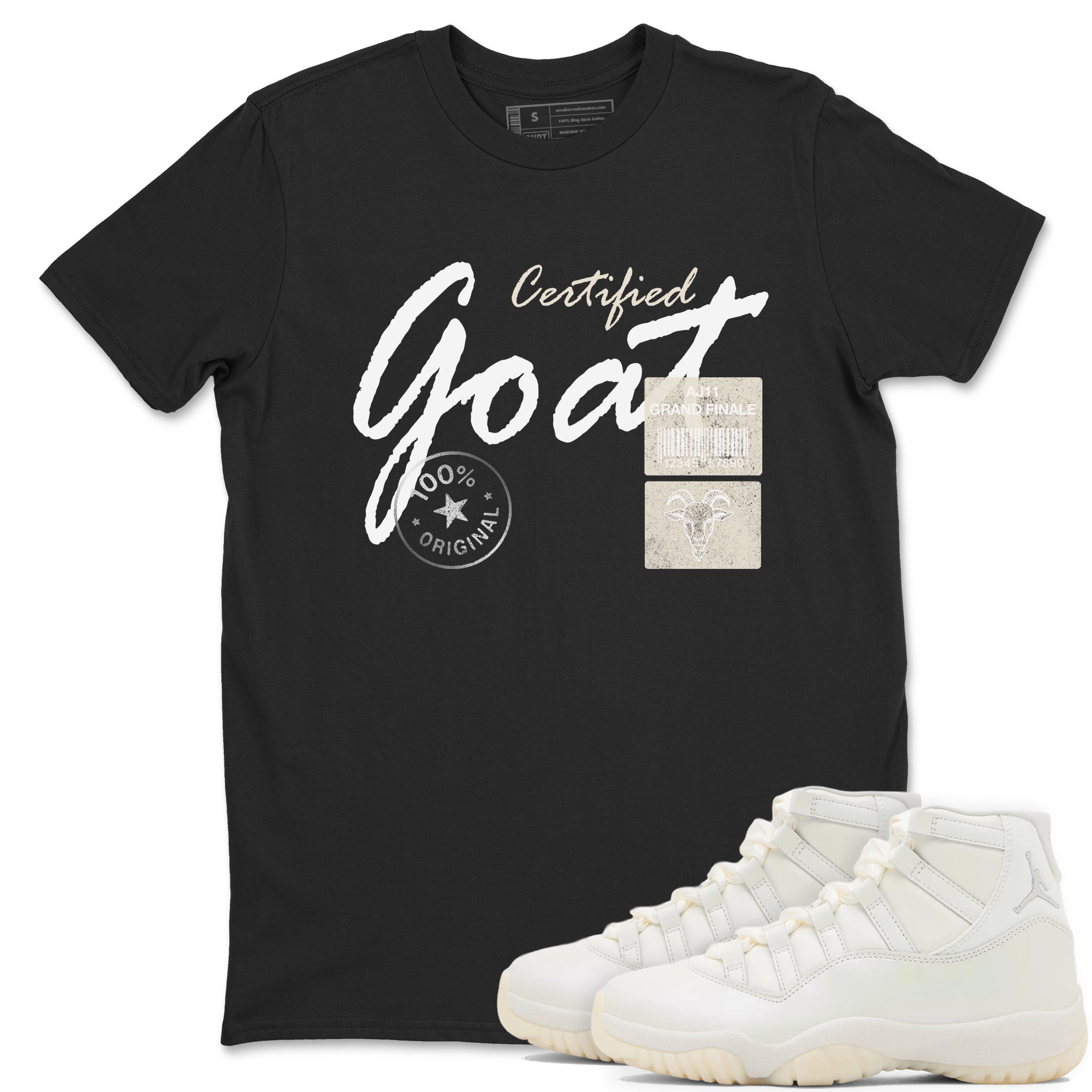 Certified Goat SNRT Sneaker Tees - Air Jordan 11 Pearl - SNRT Sneaker T-shirts