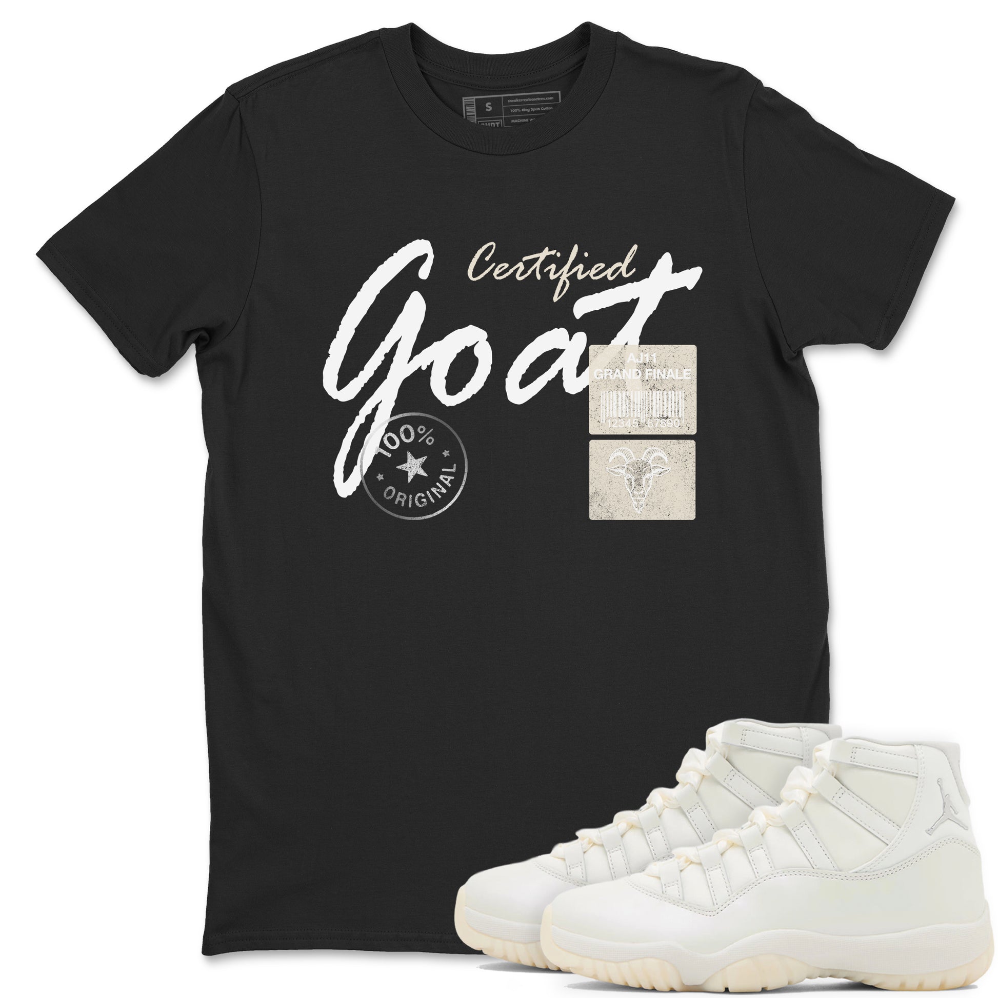 Certified Goat SNRT Sneaker Tees - Air Jordan 11 Pearl - SNRT Sneaker T-shirts