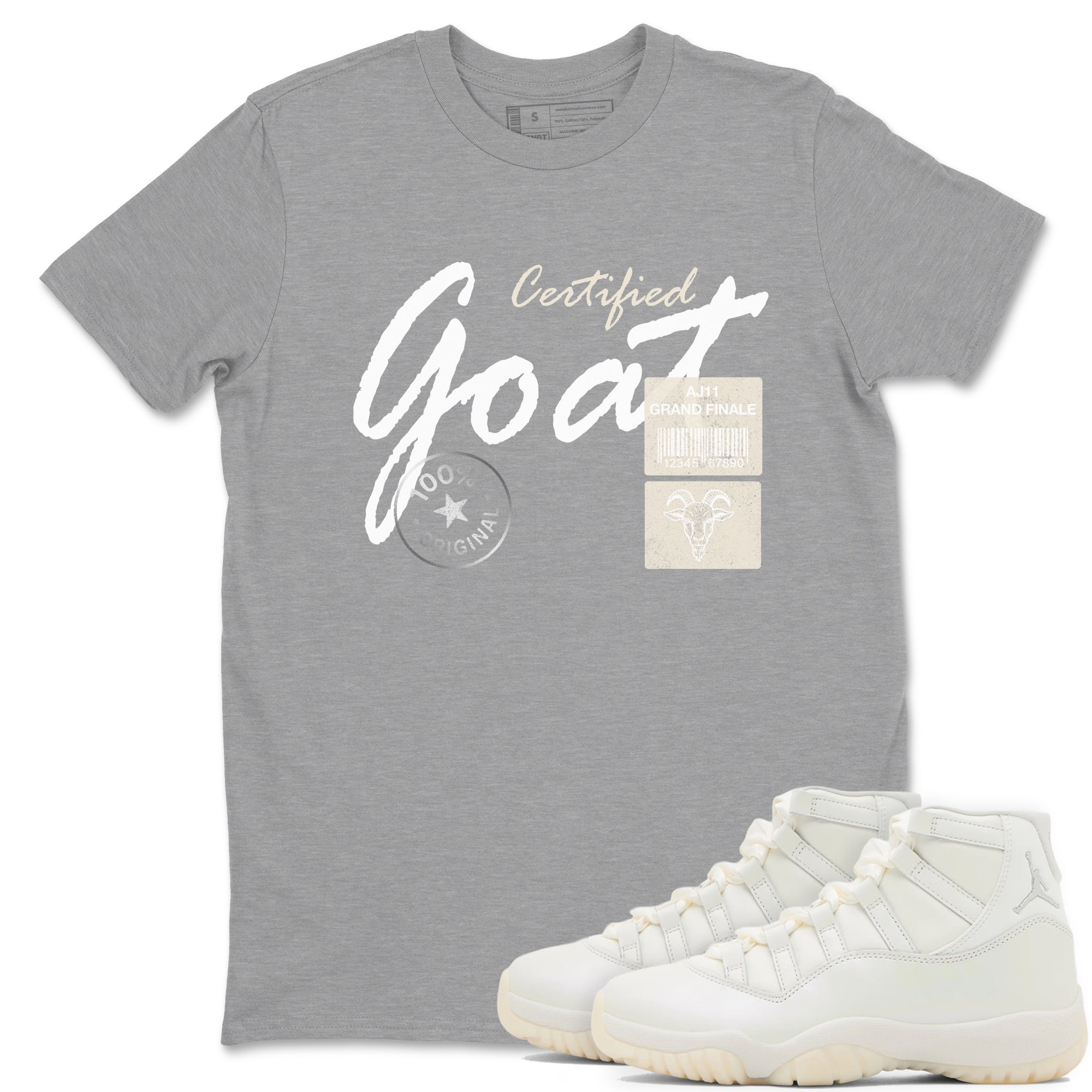 Certified Goat SNRT Sneaker Tees - Air Jordan 11 Pearl - SNRT Sneaker T-shirts