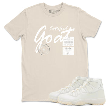 Certified Goat SNRT Sneaker Tees - Air Jordan 11 Pearl - SNRT Sneaker T-shirts