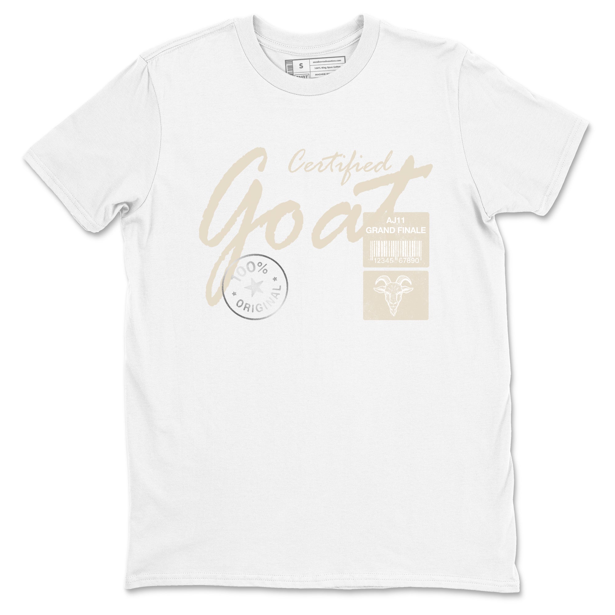 Certified Goat SNRT Sneaker Tees - Air Jordan 11 Pearl - SNRT Sneaker T-shirts