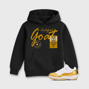 Sneaker match tees – Sneaker Tees To Match Air Jordan 11 Mother's Day Shoes – Certified Goat Kids T-Shirt Black 1