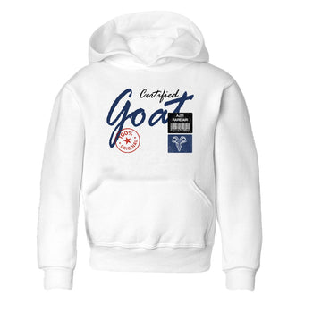 Sneaker match tees – Sneaker Tees To Match Air Jordan 11 Rare Air Shoes – Certified Goat Kids T-Shirt White 2