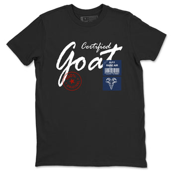 Sneaker match tees – Sneaker Tees To Match Air Jordan 11 Rare Air Shoes – Certified Goat Tee Black 2
