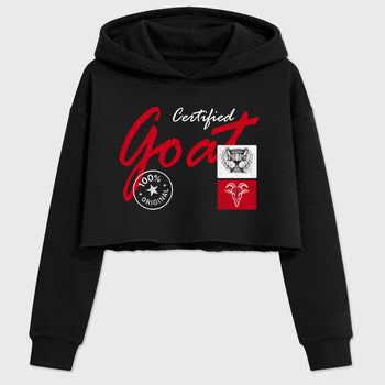 Sneaker match tees – Sneaker Tees To Match Air Jordan 13 University Red Shoes – Certified Goat Crop T-Shirt Black 2