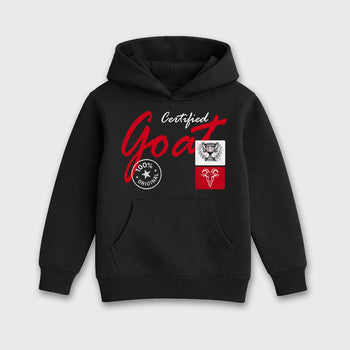 Sneaker match tees – Sneaker Tees To Match Air Jordan 13 University Red Shoes – Certified Goat Kids T-Shirt Black 2