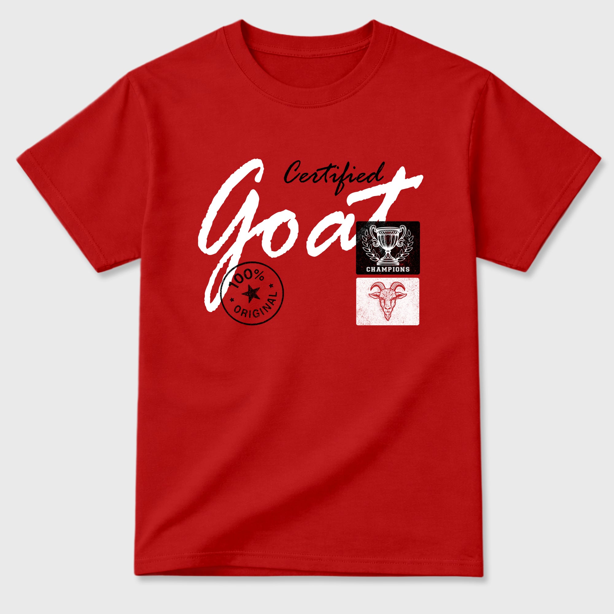 Sneaker match tees – Sneaker Tees To Match Air Jordan 13 University Red Shoes – Certified Goat Tee Red 2