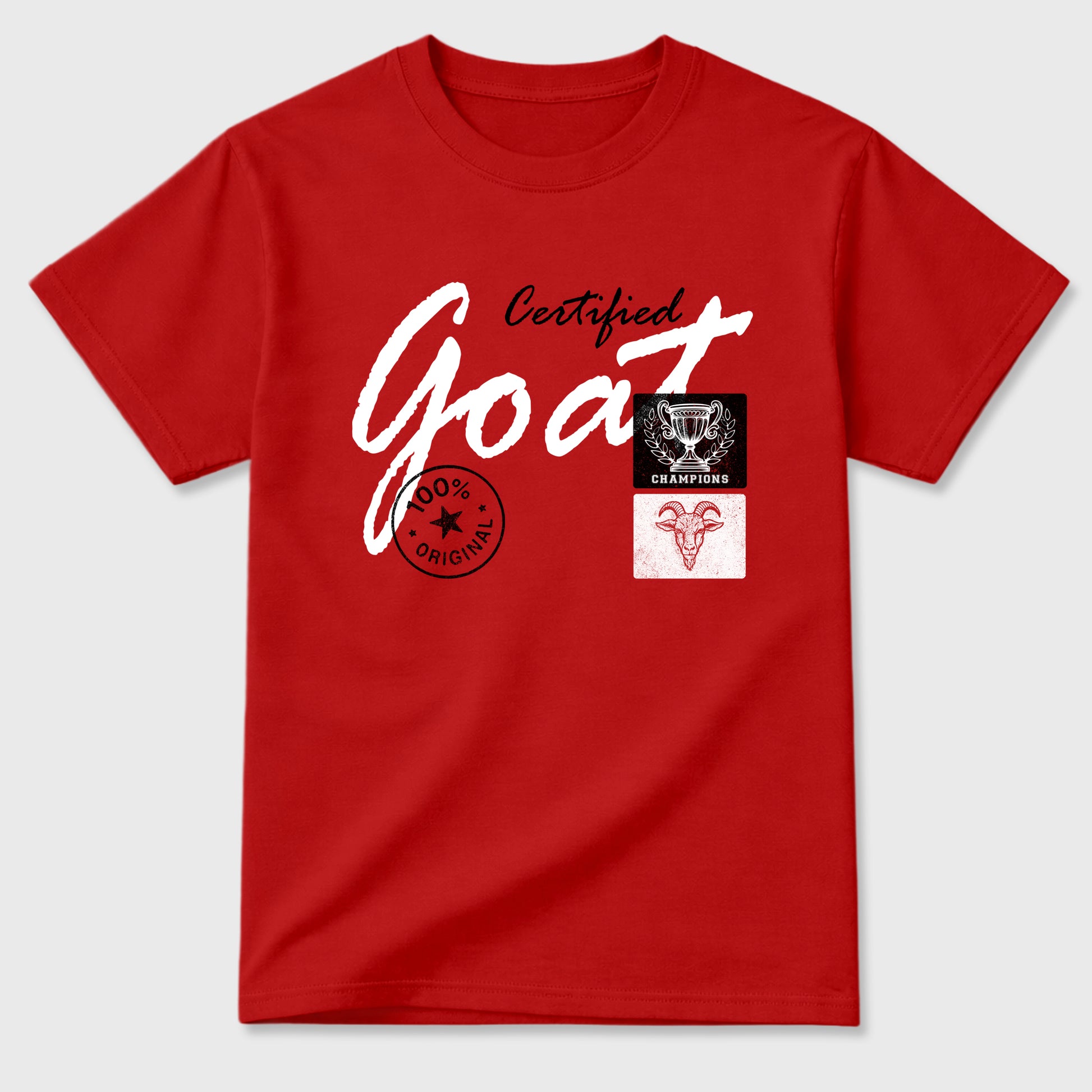 Sneaker match tees – Sneaker Tees To Match Air Jordan 13 University Red Shoes – Certified Goat Tee Red 2